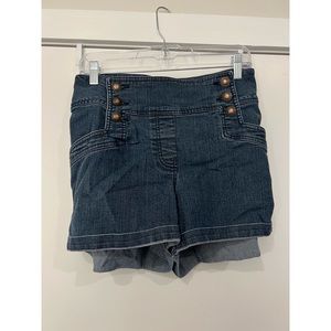 Forever21+ Plus Size High Waisted Jean Shorts- Sz 20